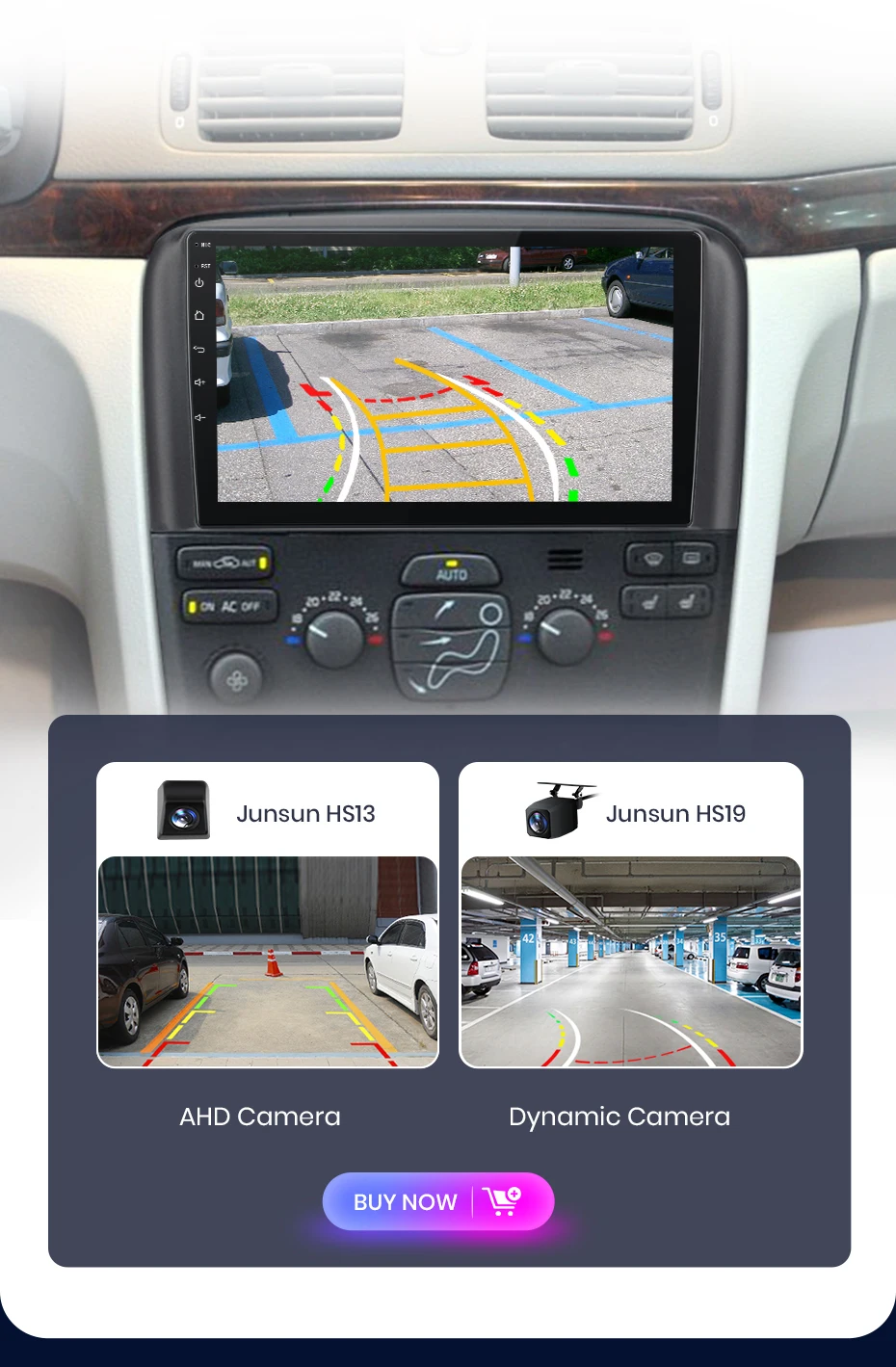 Junsun kabelloses carplay android auto radio für volvo s80 2010-2015 1998 kamera auto intelligente systeme rds bt dsp 2 din autoradio – Detail 16