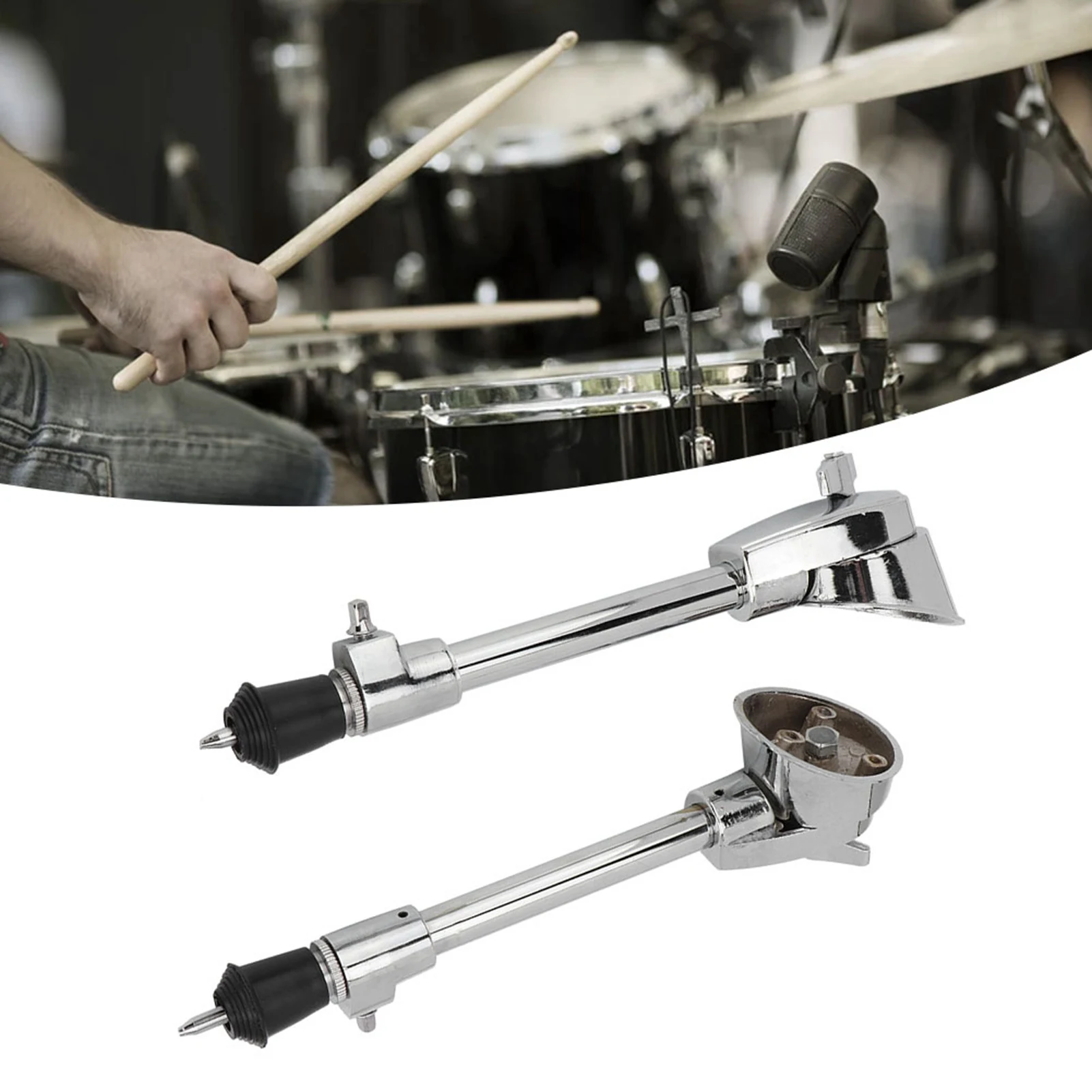 

Zk20 2 Pcs Anti Skid Drum Feet Percussion Accessory Leg Bass Drum Feet Instrument Accessory