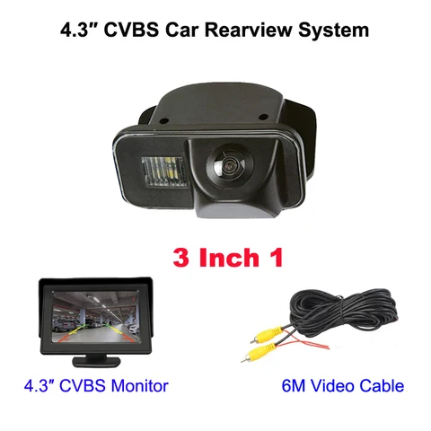 Камера заднего вида AHD 1080P для Toyota Corolla 2007-2010, Avensis T25 T27, Auris Sedan, автомобильная камера заднего вида
