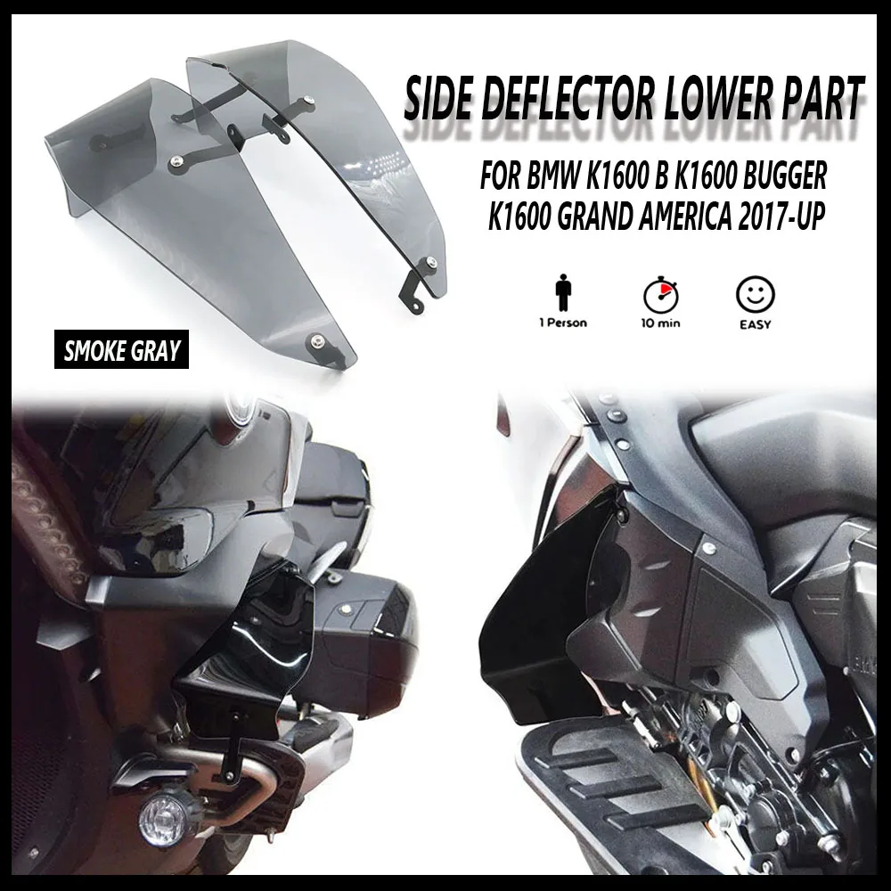 For BMW K 1600 Bagger K 1600 Grand America 2017-UP New Motorcycle Accessory Side Deflector Lower Part Wind Deflector