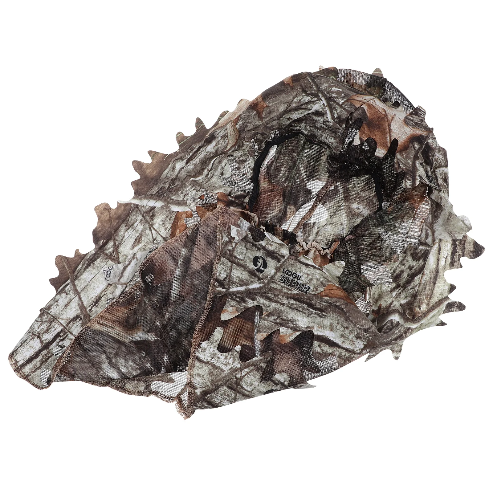 3d Camouflage Headwear Mask Turkey Hunting Breathable Face Leafy Camoflage Hood