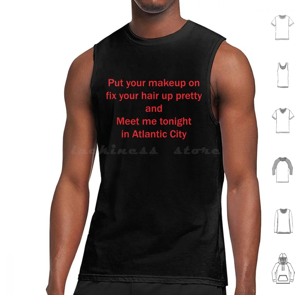 Atlantic City Tank Tops Print Cotton Nebraska Atlanticcity Nj Newjersey New Beach Jerseyshore Theshore Shore Atlantic