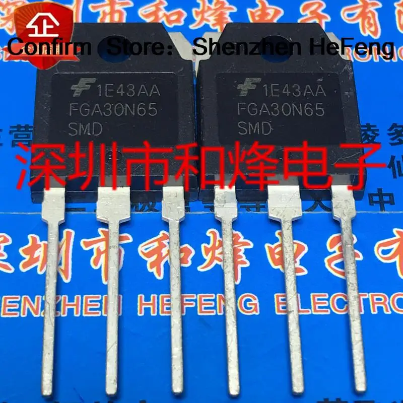 5PCS-10PCS FGA30N65SMD  TO-3P 650V 30A    Really Stock Best Quality Guarantee Transistor Fast Shipping