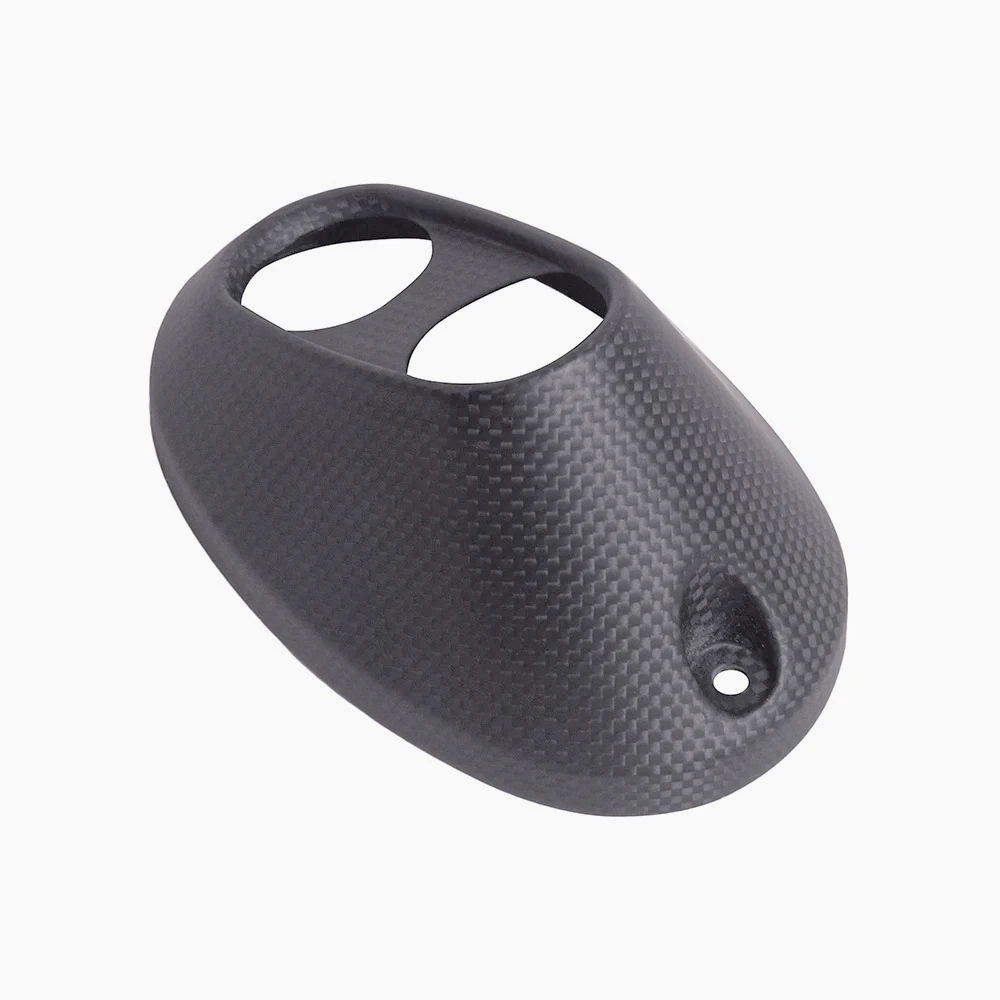 ZC-Motorcycle Carbon Fiber Exhaust Cap End Pipe Cover Cowl For Ducati Desert X 2022 2023