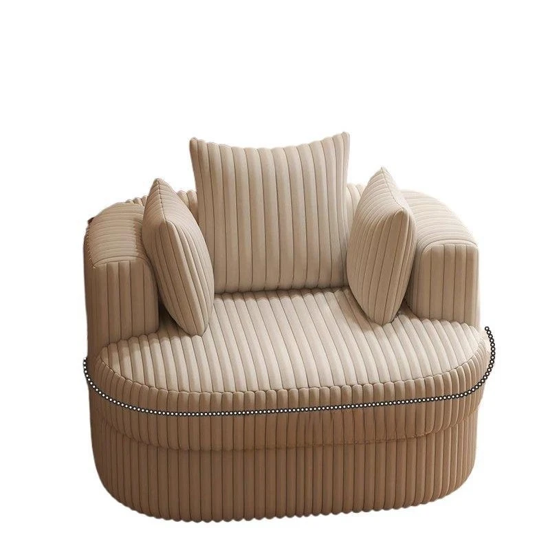 

Lazy sofa chair Living room rotatable Italian light luxury study balcony leisure recliner