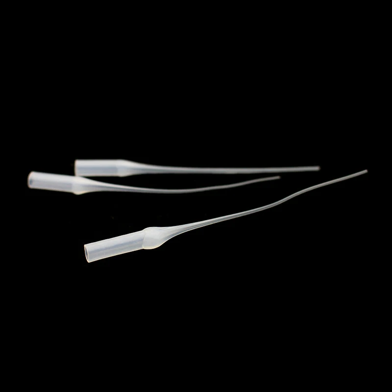 Pointes de bouteille de colle en plastique, extenseur de précision, micro-pointes de colle, 100 pièces