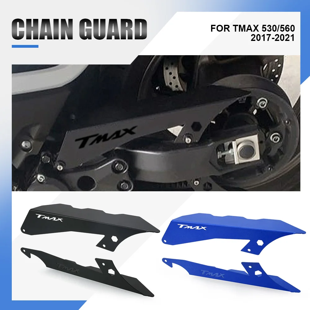

For YAMAHA TMAX 530/560 2017-2021 T-MAX 560 T-MAX 530 Motorcycle Chain Cover Chain Guard Sprocket Protector CNC Chain Guard