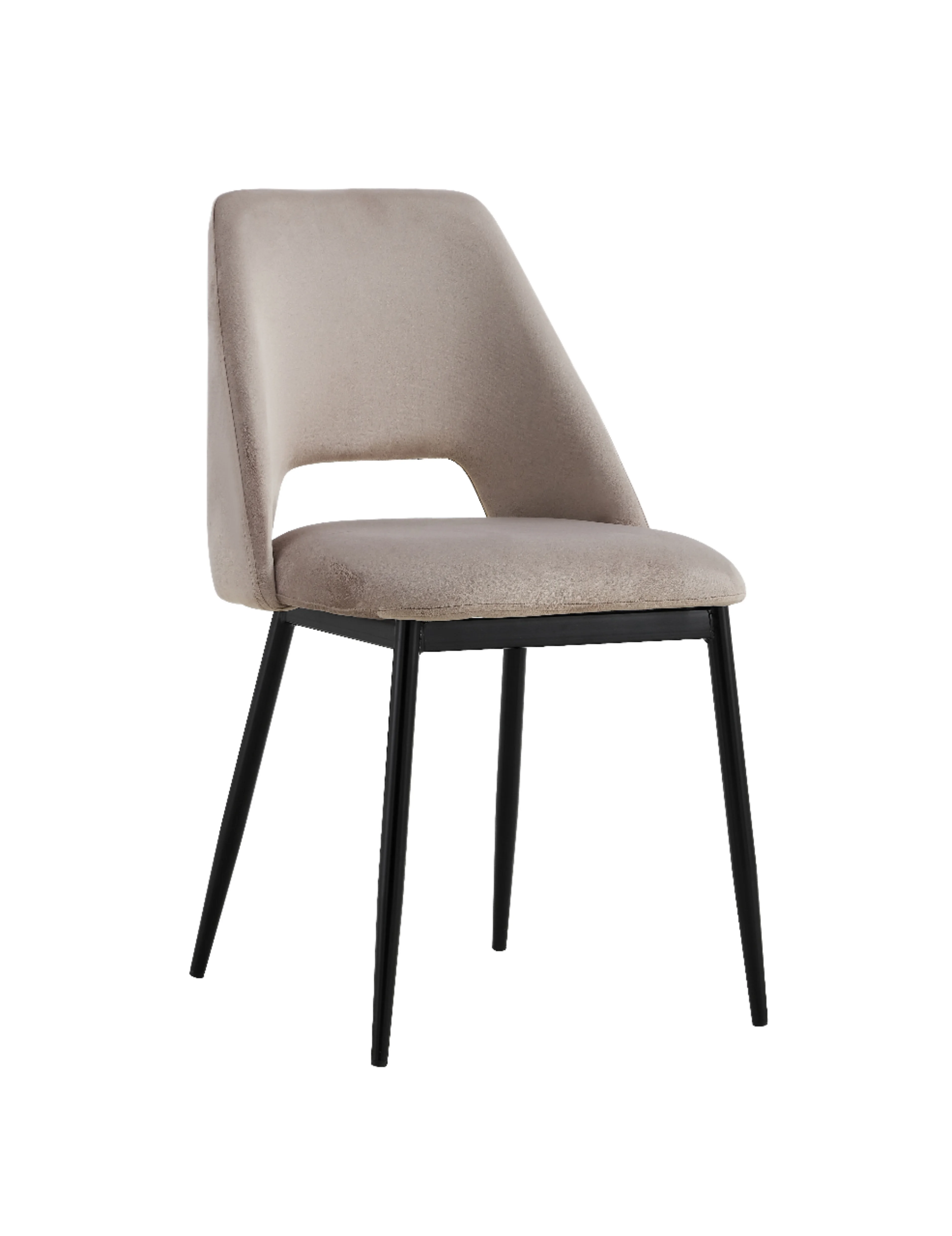 

#@Modern Dining Chair Set with Convertible Fabric Design Metal Legs for Dining Room and Restaurant