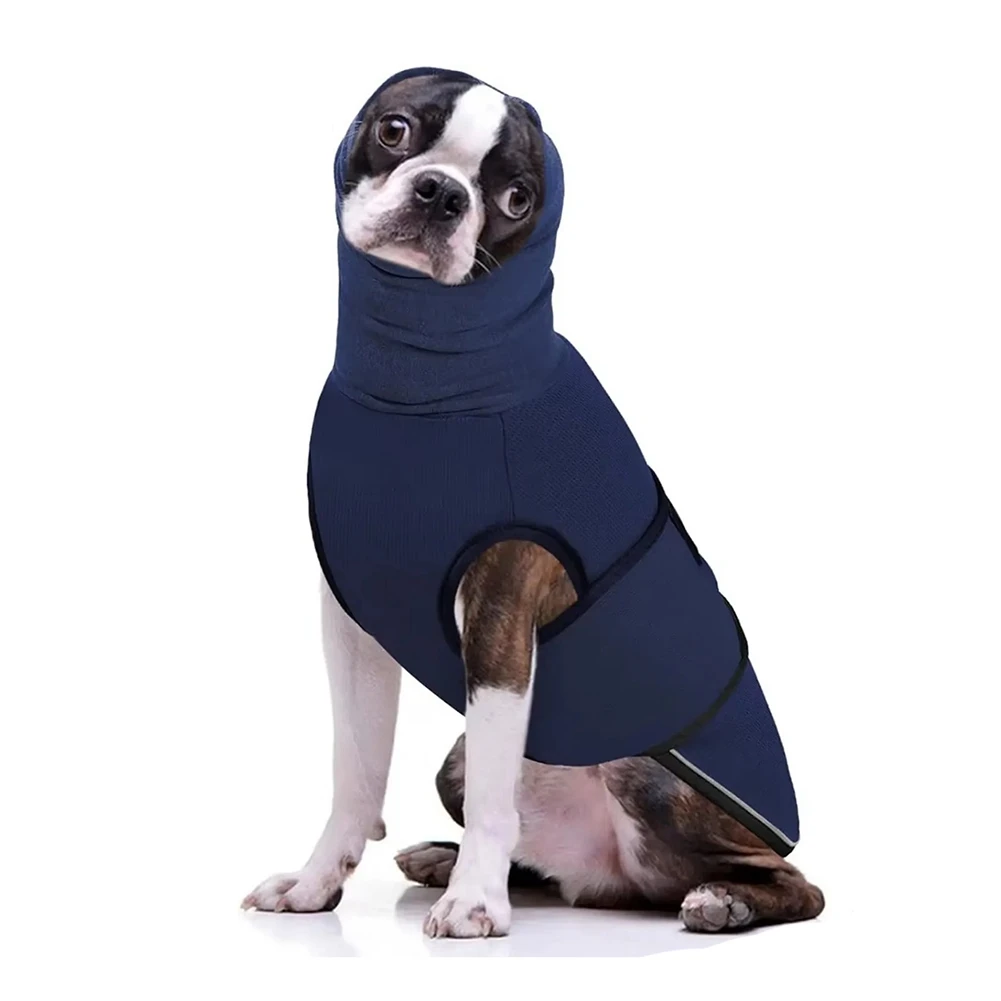 REST Dog Anxiety Vest,Thunder Jacket for Large Dog Calming Jacket with Hoodie, Dog Anxiety Jacket Dog Hoodies for Noise M