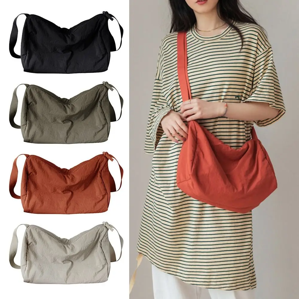 Soft Nylon Crossbody Bag Women Shoulder Bag Large Capacity Messenger Bag Handbags Multi-purpose