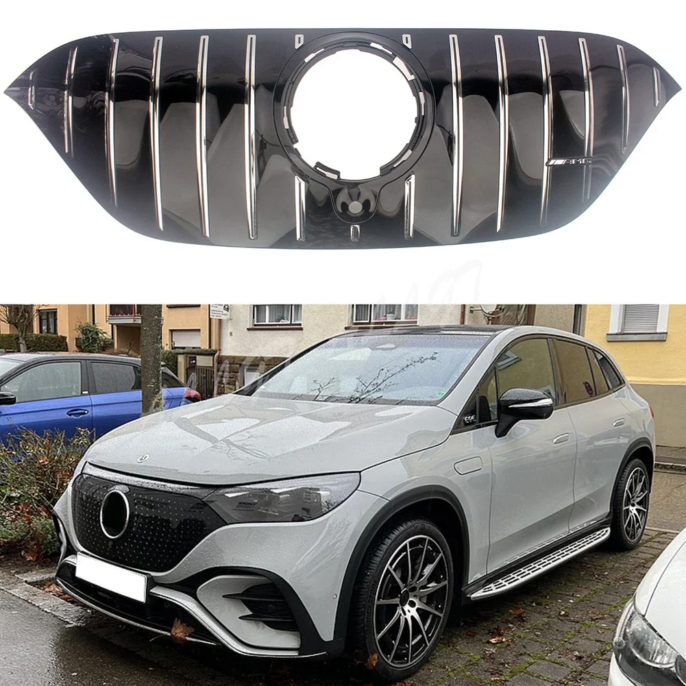 Car Front Racing Facelift Grill Upper Bumper Grilles Fit For Mercedes-Benz V295 W295 EQE350 EQE450 EQE500/W294 EQE SUV