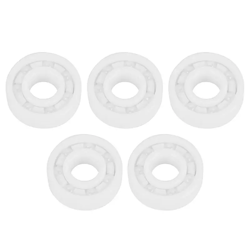 

AEE2-5 Pcs White 6000-2RS Full Bearing Zro2 Ball Bearing Zirconia Oxide Bearing 10 X 26 X 8Mm