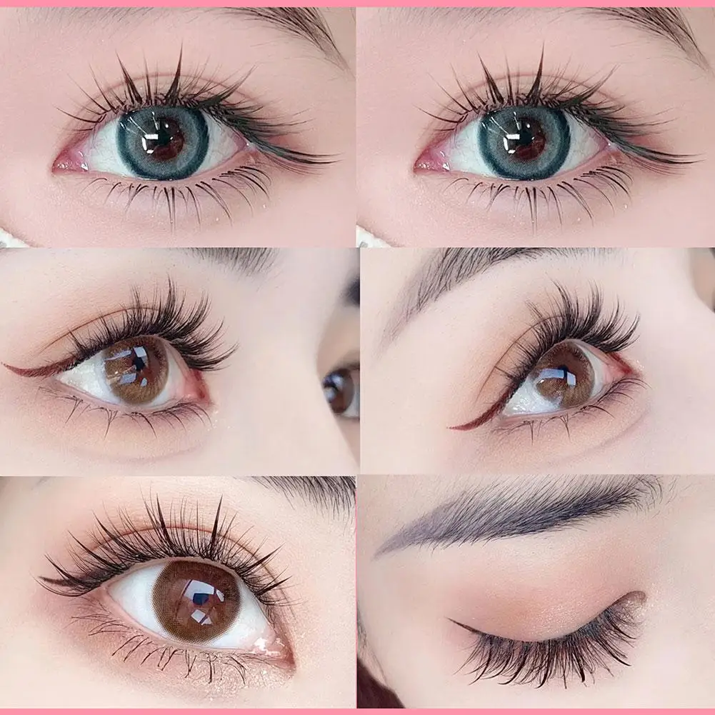 Faux-cils naturels segmentés sans colle, Extension de cils Manga à grappe unique, bricolage, outils de maquillage