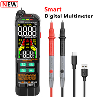 TRUE RMS Smart Multimeter Digital Voltage Tester DC/AC Voltmeter Non-contact Resistance Diode Live Wire Hz Capacitance Test Pen