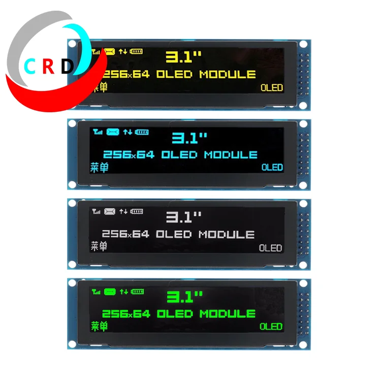 Changruida 3.12 inch OLED display 25664OLED LCD ssd1322 module high definition highlight 16 pins esp32  arduino  lcd display