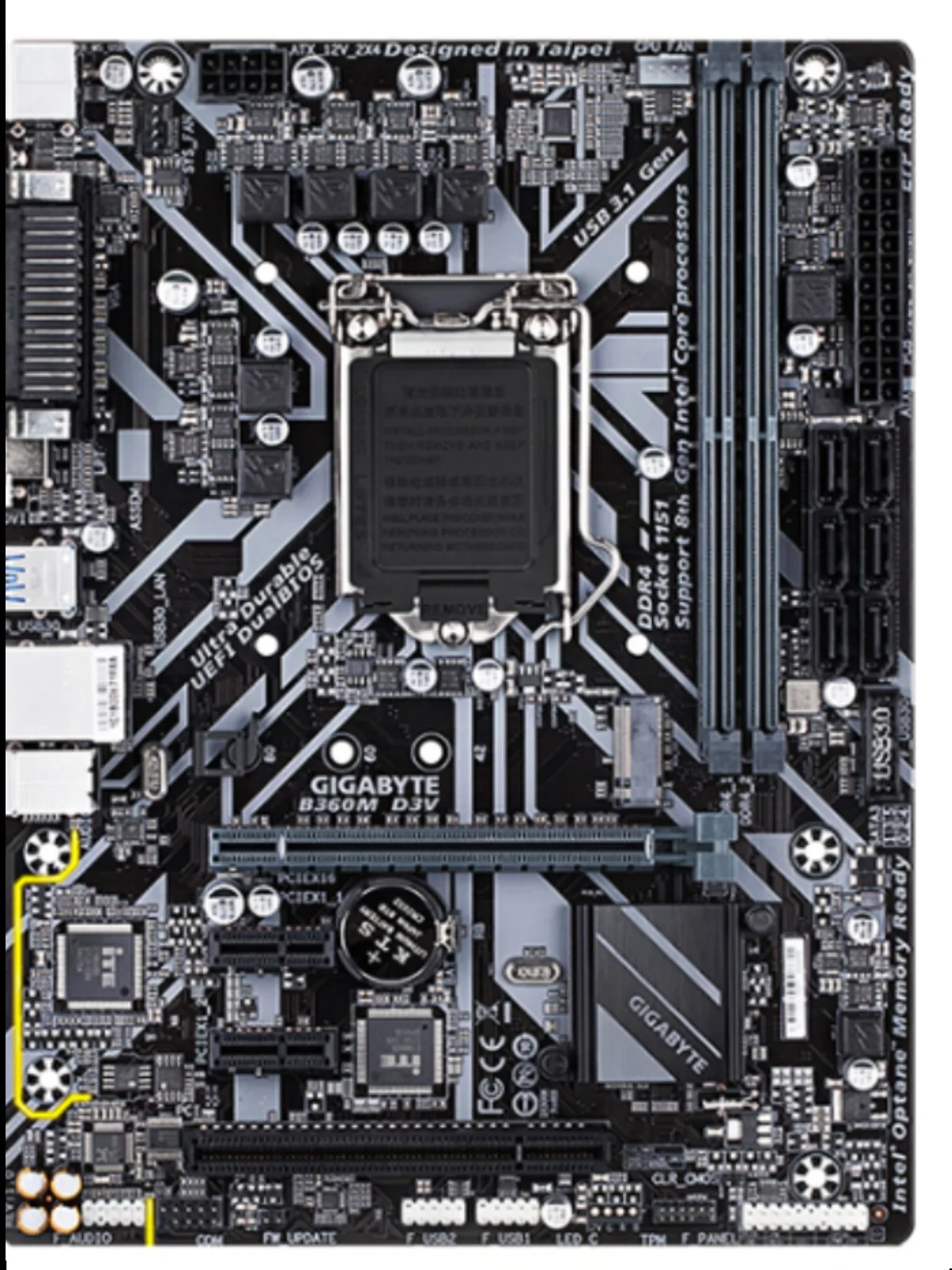 

For Gigabyte B360M-D3V Desktop 1151 Pins, The Computer Main Board Supports 8th and 9th Generation CPUs