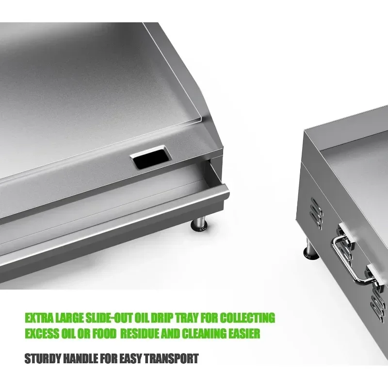 TOPKITCH-Plaque de cuisson électrique commerciale, température réglable