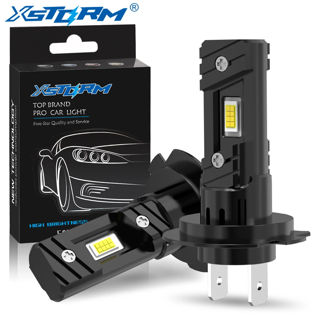 XSTORM H7 LED Fog Lights Canbus No Error 9005 9006 H11 LED fog Headlight Bulbs 20000LM 100W Car Lights  Auto Low Beam 6500K