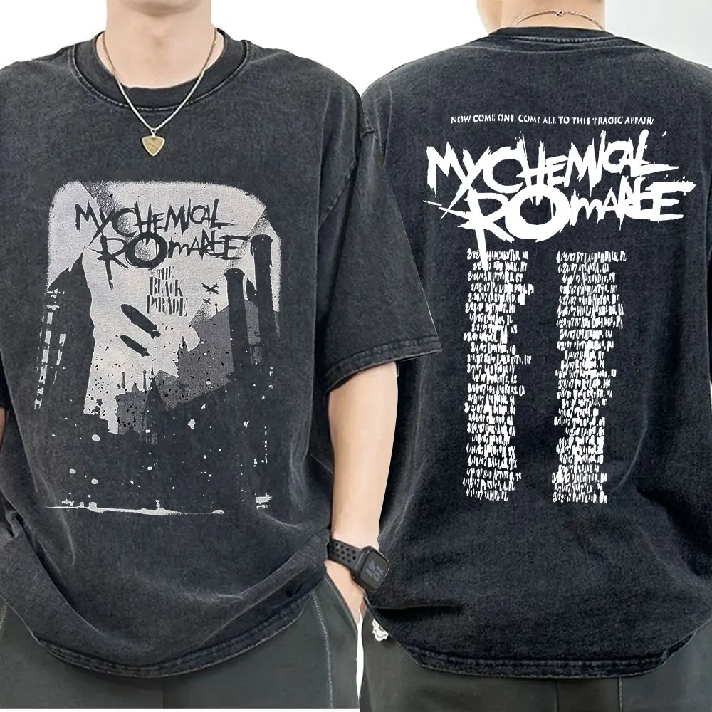 My Chemical Romance Black Band T-Shirt Men Women Gothic Punk