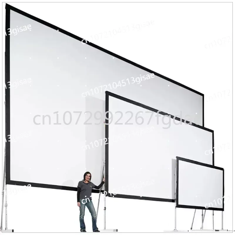 Portable Outdoor Projector Screen 150 180 200 220 250 300 Inch 16:9 4:3