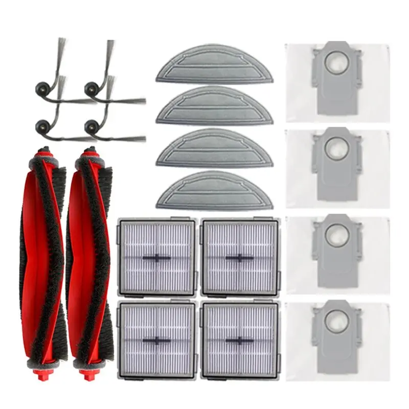 N85R-For Roborock Q10 S5 /Q10 S5+ /Q10V /Q10V+ /Q10 VF /Q10 VF+ Main Side Brush Dust Bag Hepa Filter Cloth Vacuum Cleaner