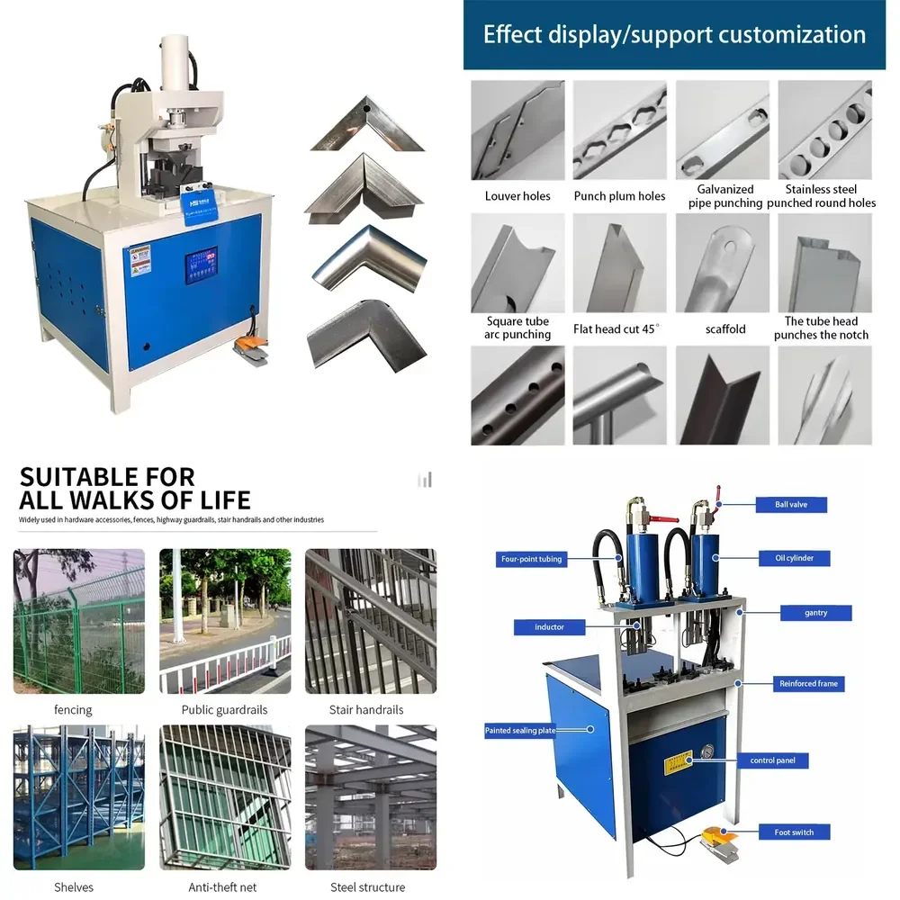 

Professional High Efficiency Multifunction Automatic Hydraulic Hole Punching Press Motor Metal Punching Machine Stamping