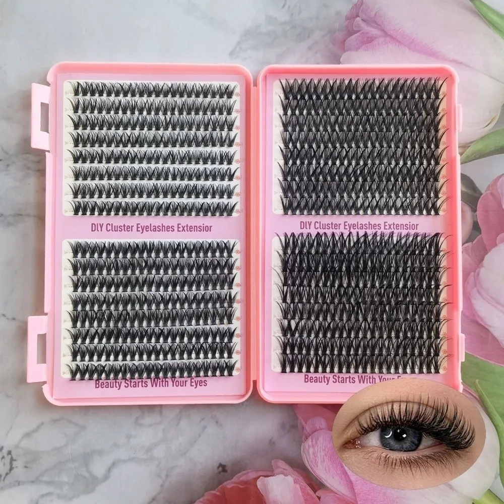 

New Thick Long False Eyelashes 30D/40D/50D/60D Natural Look Faux Cils Voluminous Fluffy Clusters Fake Eyelash Eye Makeup