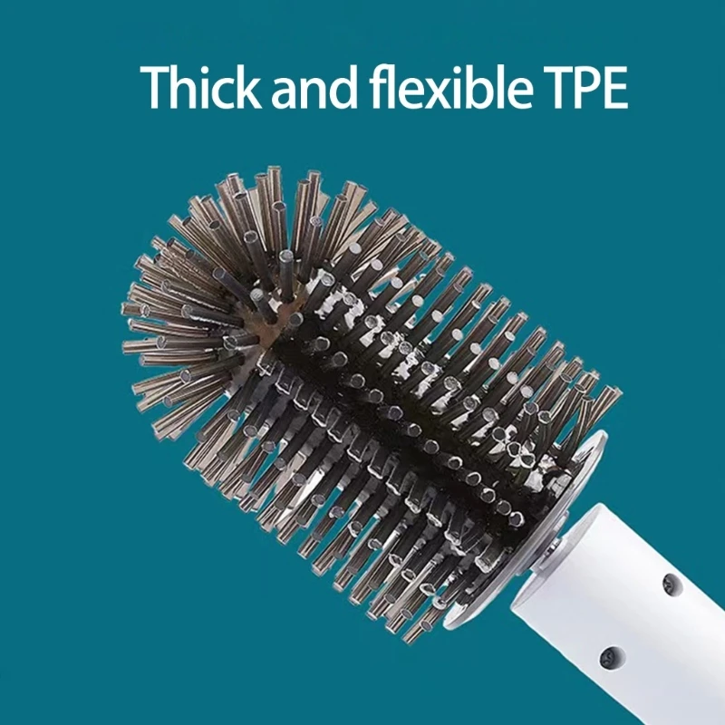 

USB Rechargeable Bathroom Cleaning Brush with Powerful Spin Motion Easy to Carry for Stubborn Stain Removal & Health JOMD