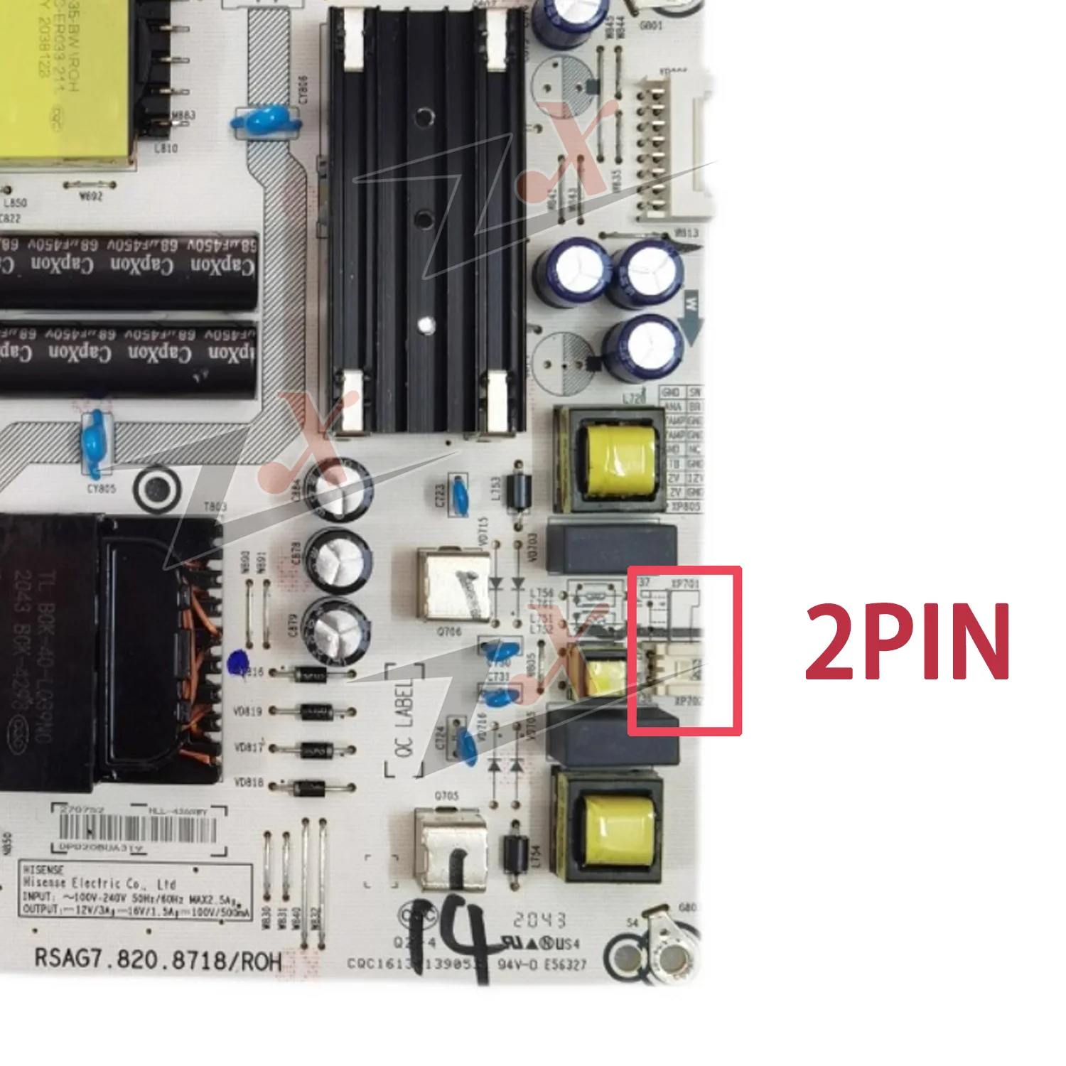 RSAG7.820.8718 Оригинал на складе 65A52F 65E3F-PRO 65E5G Плата питания RSAG7.820.8718