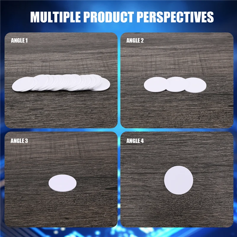 A93P für Ntag215 NFC-Tags, leere PVC-Münzen-NFC-Karten, kompatibel mit allen NFC-fähigen Mobiltelefonen und Geräten – (30 Stück)