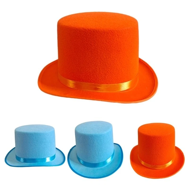 

Fashion Derby Hat Magician Cap for Magician Costume Performances Theatrical Plays Musicals Top Hats Adult Teens