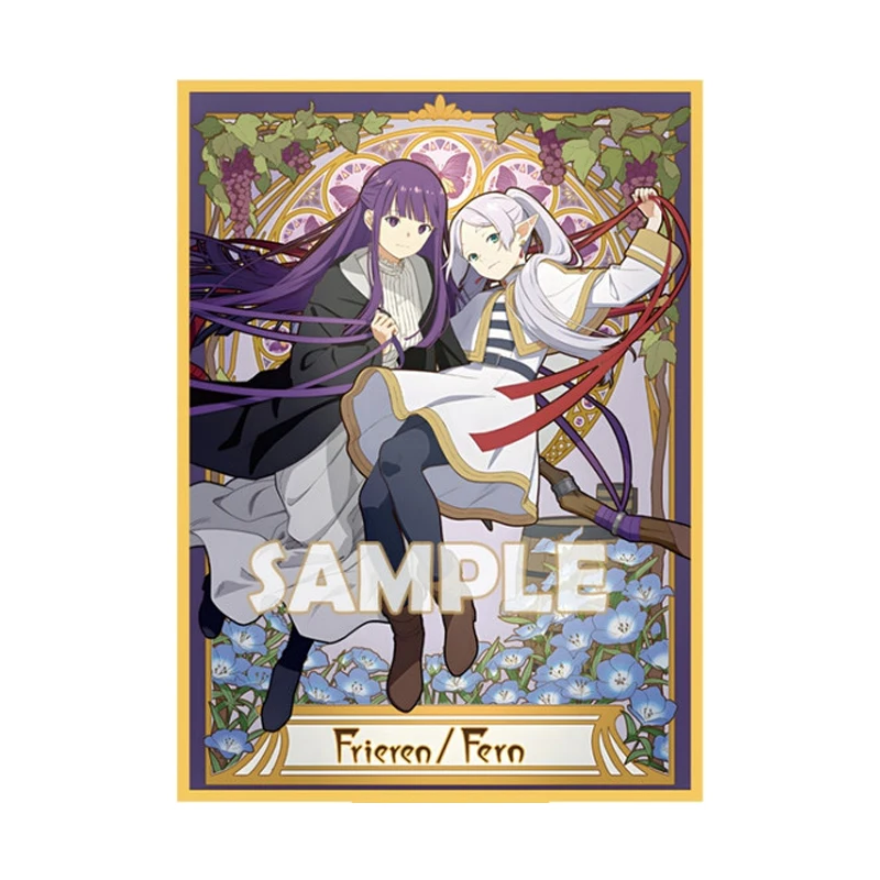 

67X92Mm 60Pcs/set Frieren: Beyond Journey's End Card Cover Card Sleeves Opcg Ptcg Color Flash Card Protective Cover Gift Toys