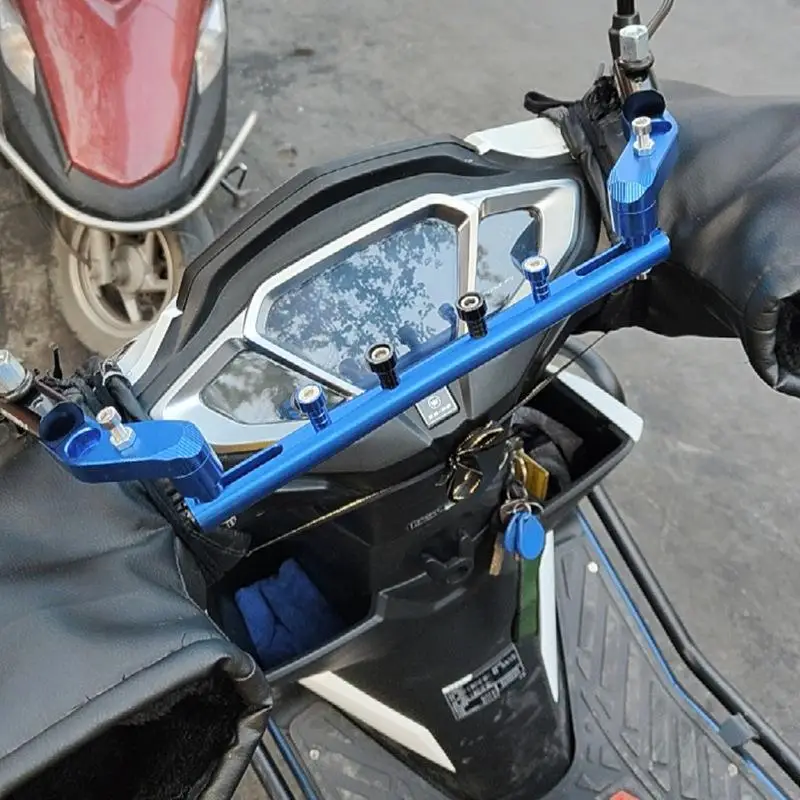 Universal Multi-Angle Adjustable Motorcycle Cross Balance Bar Extension Bracket Fit for Most Motorbike Modification