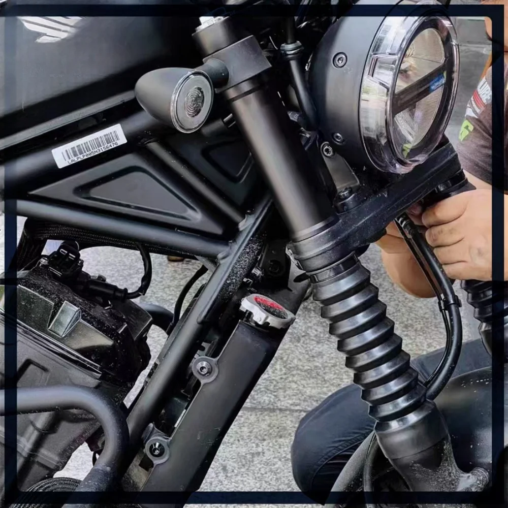 Suitable for Honda Cm300 Shock-Absorbing Cover Rebel Rebel Cm500 Dust Cover Shock-Absorbing Protective Cover Silicone