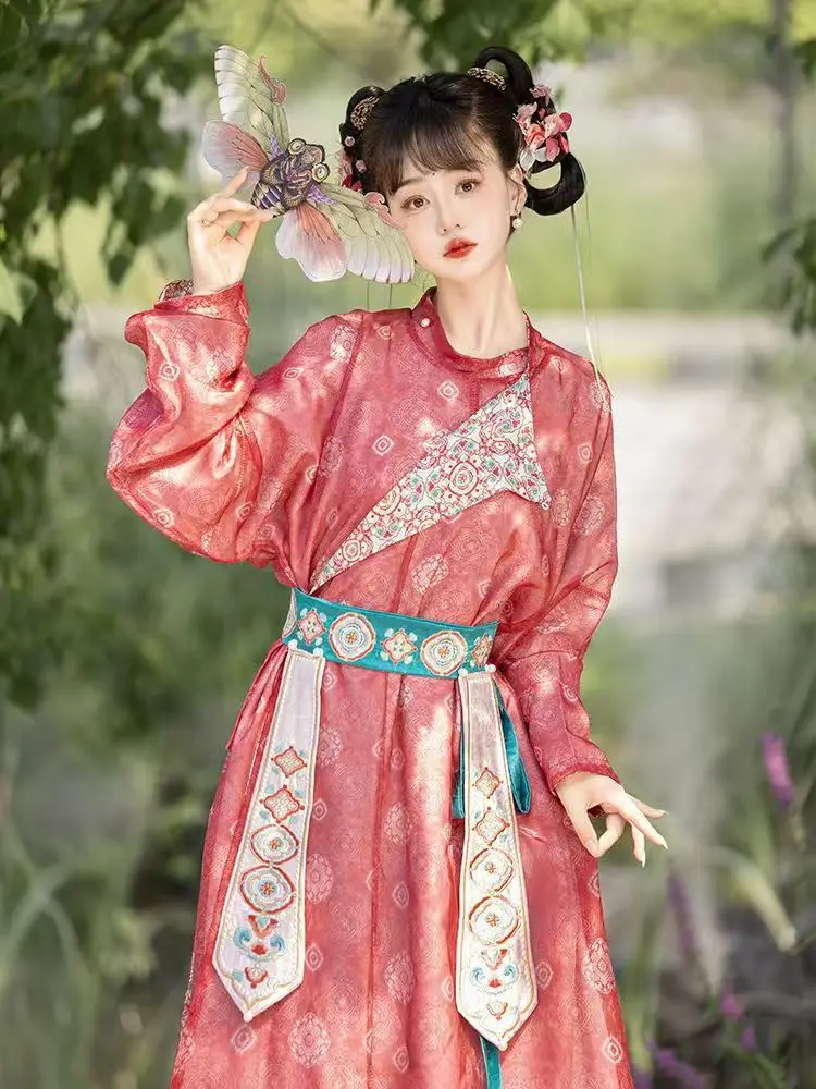 Silk embroidery hanfu ladies ancient Chinese traditional hanfu carnival cosplay costume hanfu green & clothes + pants