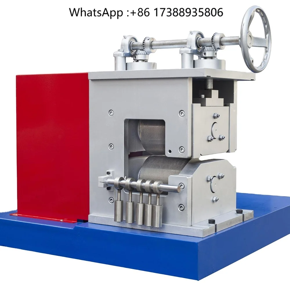 Embossing Machine Pattern Making Machinery Customizable Pattern Styles PP PET Straps Embossing Roller Machine