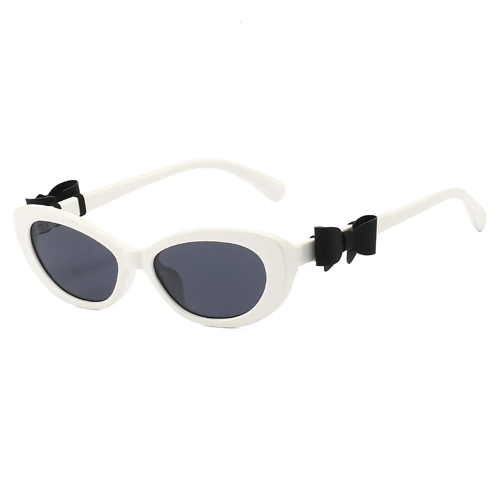

New Luxury Cat Eye Women Polarized Sunglasses Cute Bow Decoration Design High Quality Travel Versatile Glasses UV400