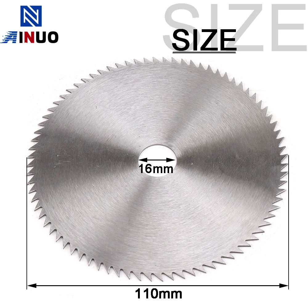 4.5Inch HSS Cicular Saw Blade Mini Steel Cutting Disc Rotary Tool 16/20mm Bore Cutter Blade for Wood Plastic Aluminum Metal