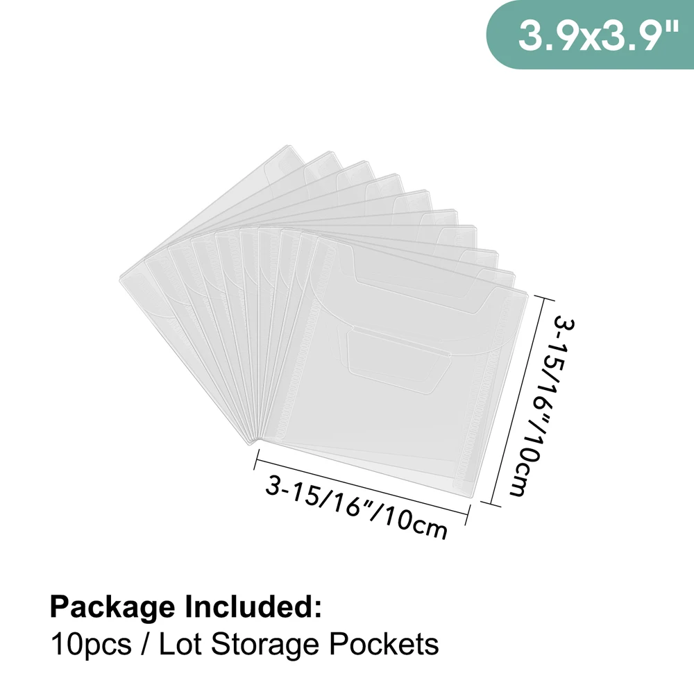 10 Pack Stamp and Die Storage Pockets