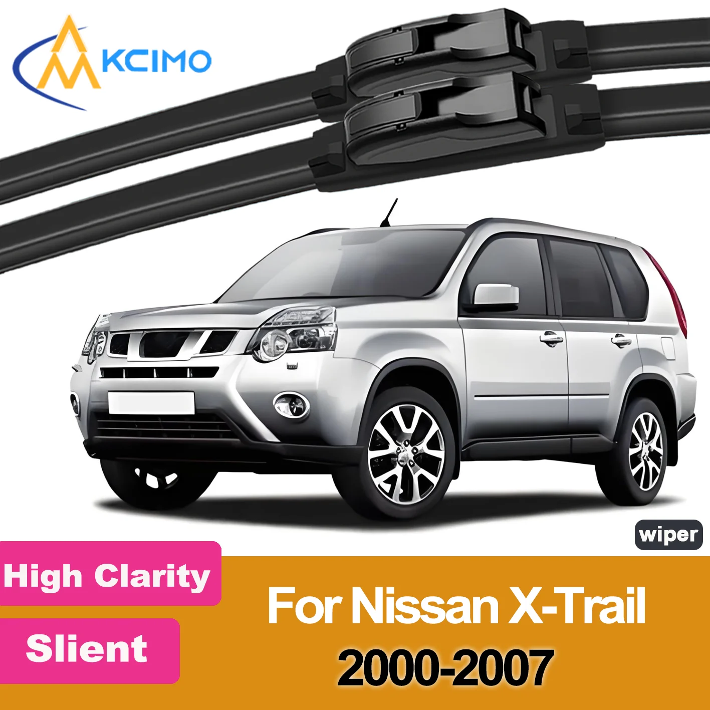 

2PCS New Front Windshield Wiper Blade for Nissan X-Trail T30 2000-2007 Front Windshield Auto Wipers Blade Accessories 2007 2006