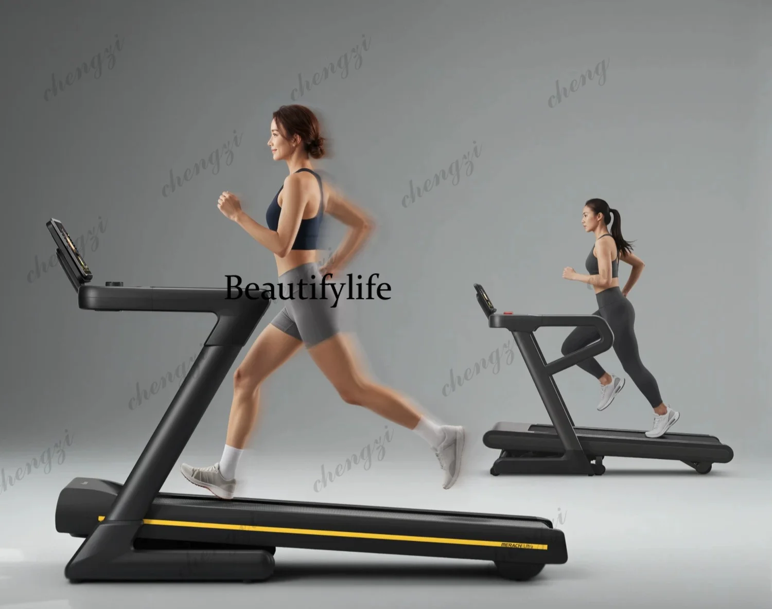 Knee Pads Treadmill Large Slope Home Climbing Machine Silent Folding Smart