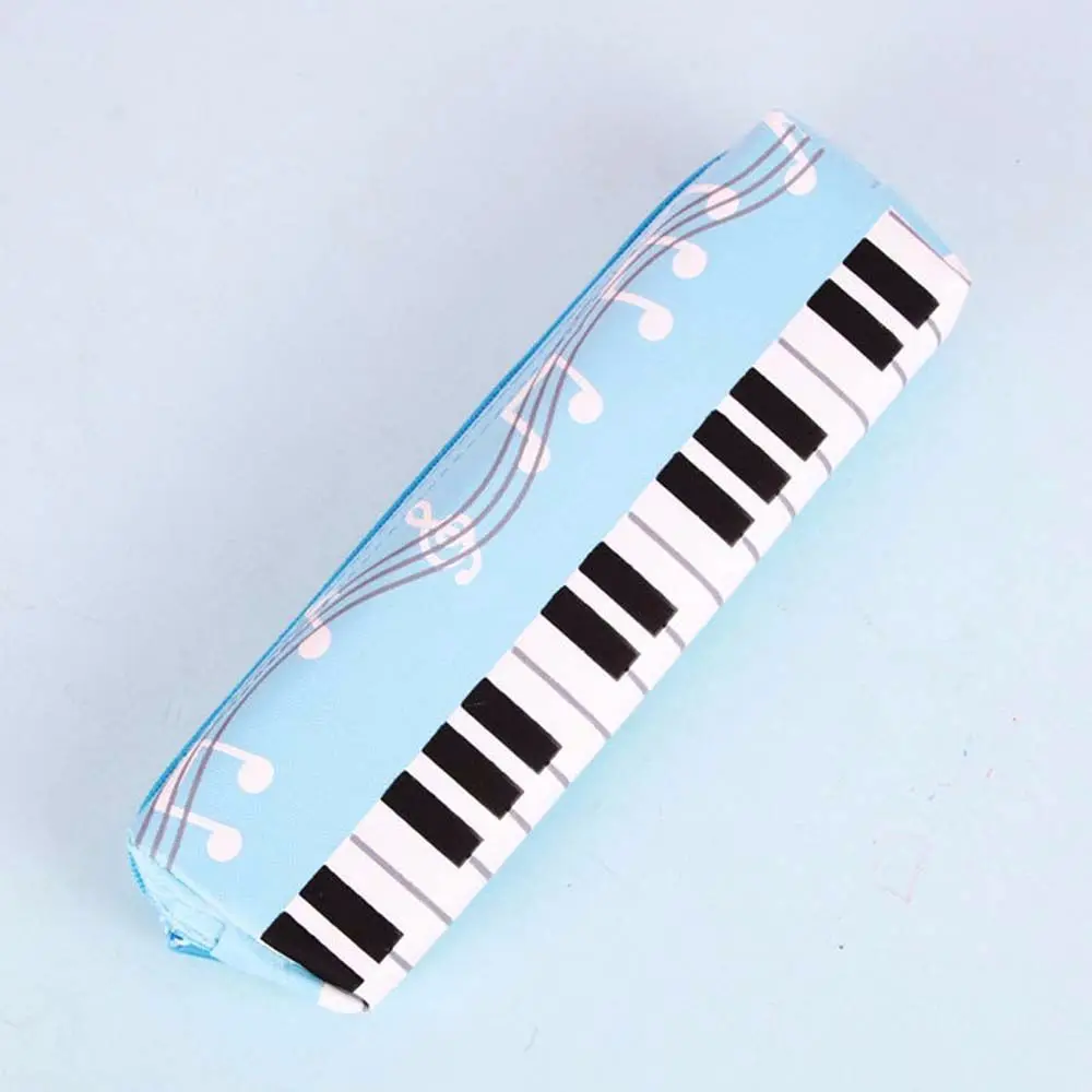 

Music Box Pen Bag Single Layer Musical Note Piano Pouch Student Pencil Case Musical Pencil Cases Piano Note Pencil Bag