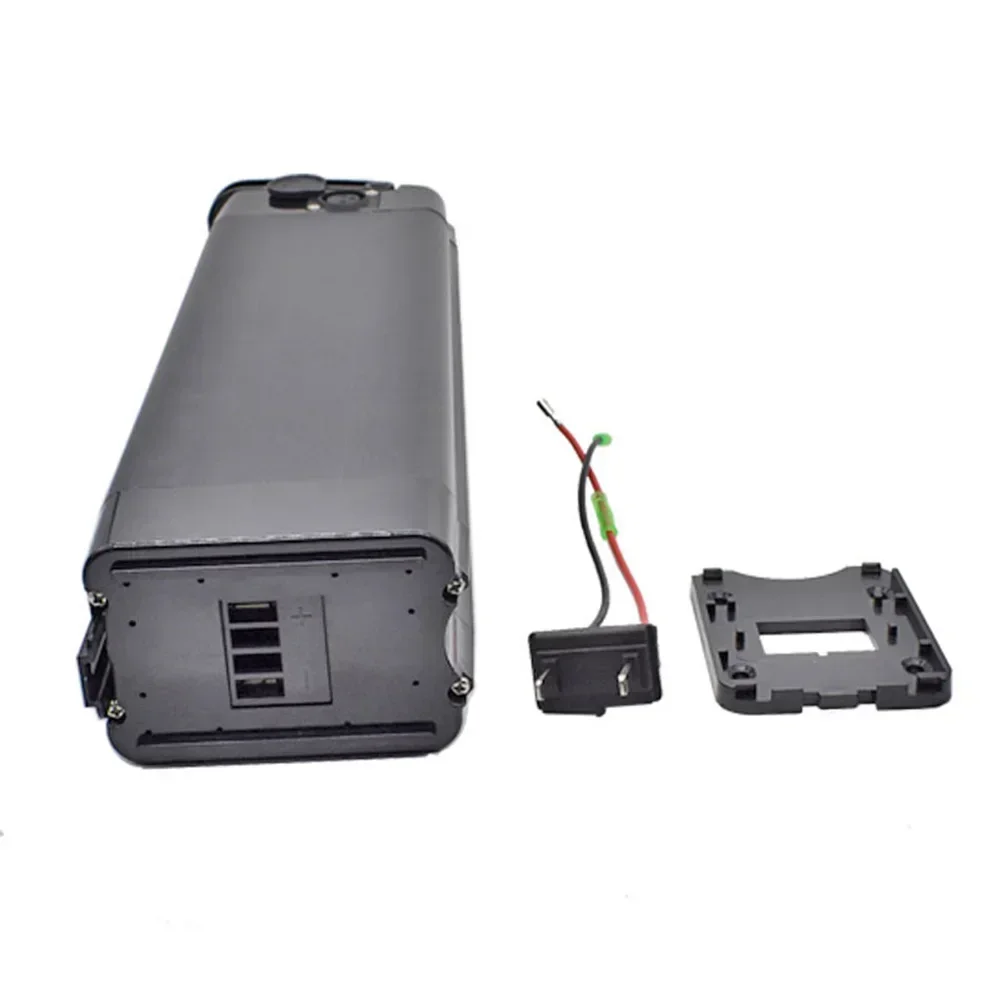 1PC E-Bike Battery Box Plastic Case For 48V Large Capacity 1865 Holder Black Battery Box (case ONLY, Battery NOT Included)