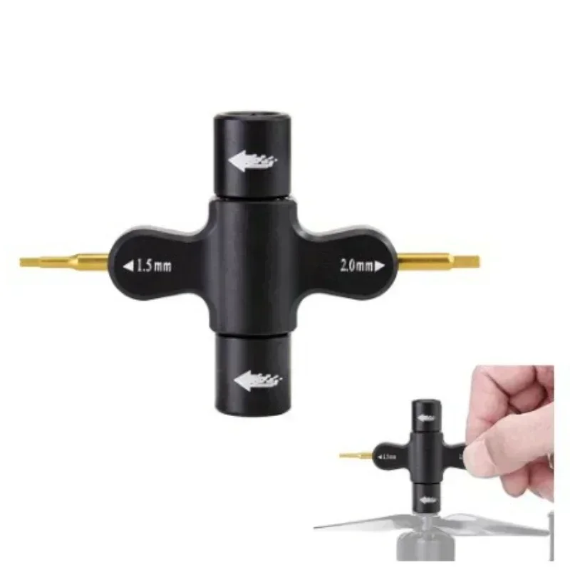 M5 Screw Nut Wrench with Built in One Way Bearing 1.5mm 2.0mm Screwdriver Release Propeller Motor Tool For RC FPV Racing Drone