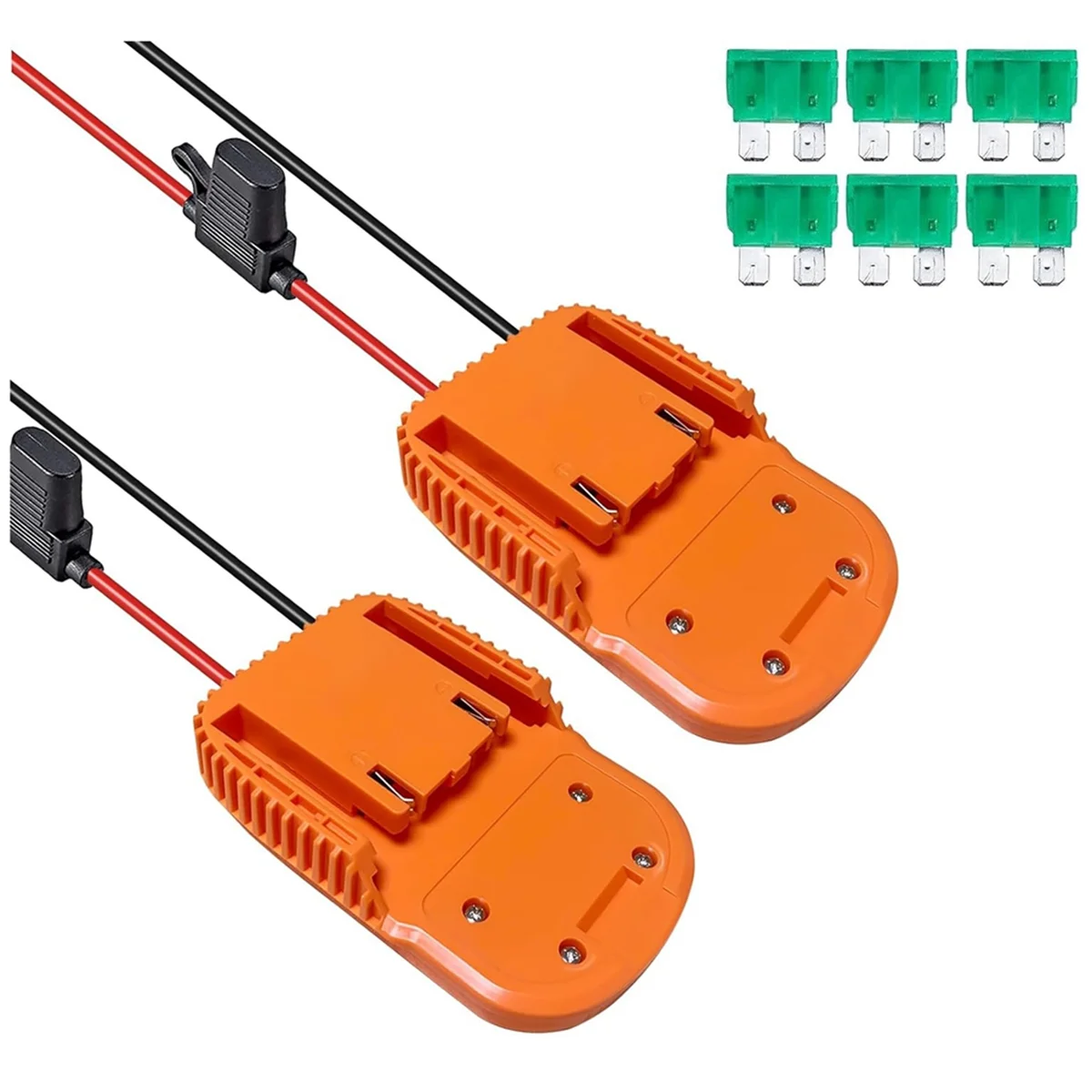 A32P_2PCS Power Wheels Adapter for Ridgid AEG 18V Hyper Battery Dock Power Connector for DIY Rc Toy Car Truck A