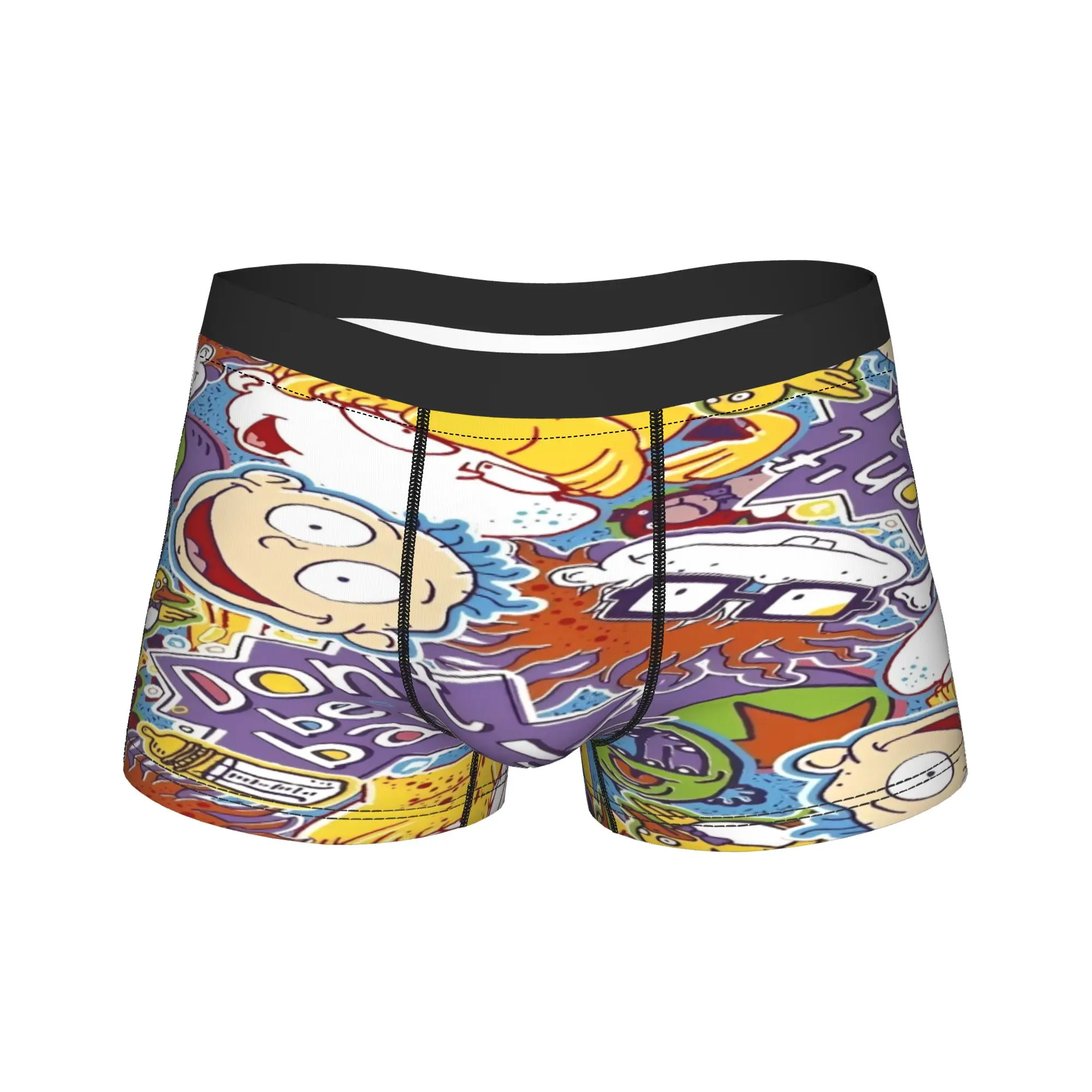 Rugrat Underwear  Comfortable Underpants Custom Boxer Brief For Men Pouch Plus Size Boxershorts