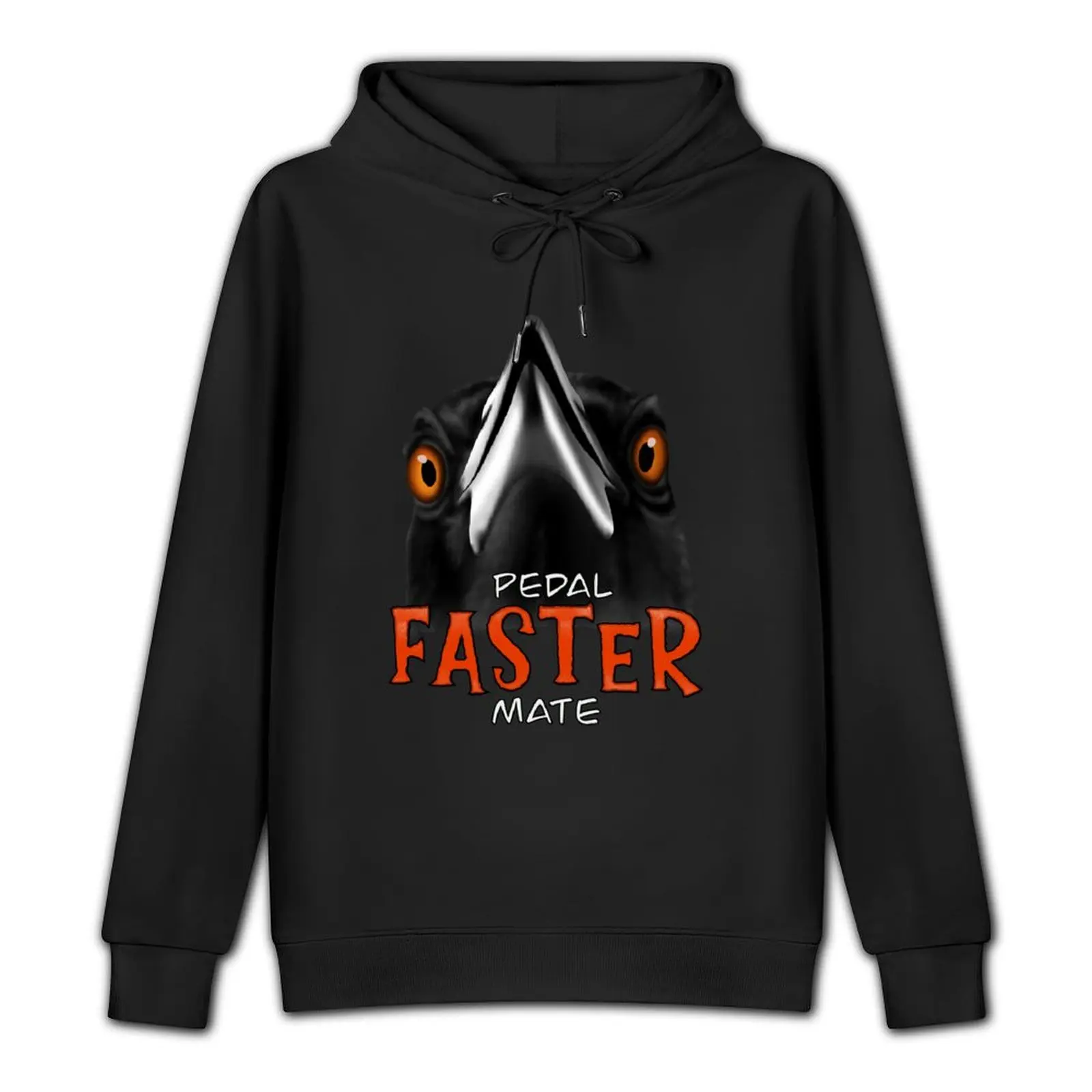 Pedal faster mate! Magpie design Pullover Hoodie clothes for men men's sweat-shirt autumn jacket men big size hoodie