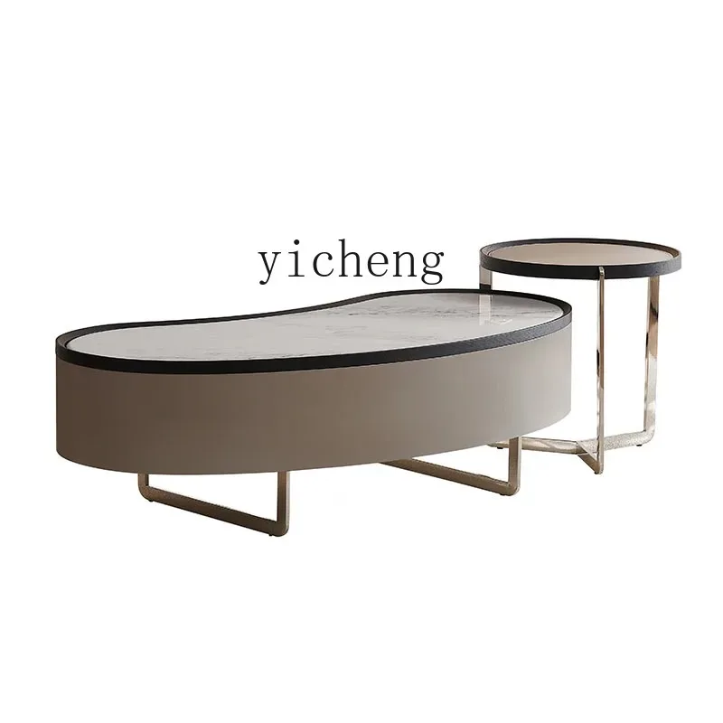 Combination Coffee Table New Living Room Household Small Apartment Minimalist Light Luxury Creative High Sense-D21