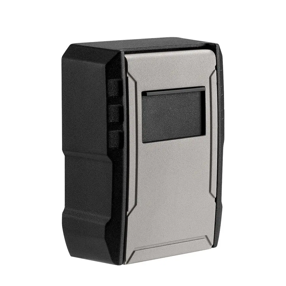 Alloy Key Lock Box Weatherproof Wall Mount Combination Key Storage Box Resettable 4 Digit Anti-Theft Lock Key Safe Box