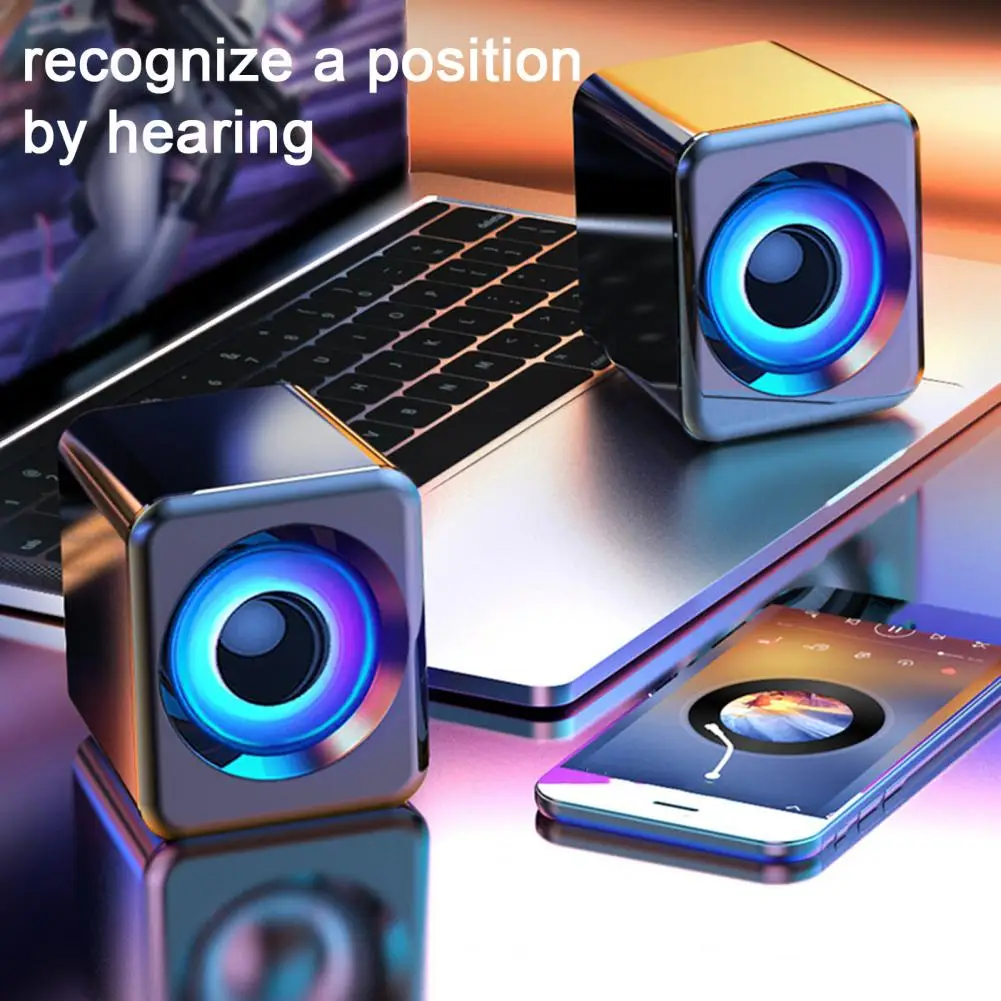 1 пара, USB-динамик для компьютера